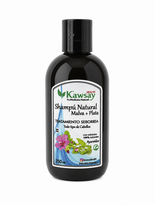 Shampoo Natural Malva + Plata